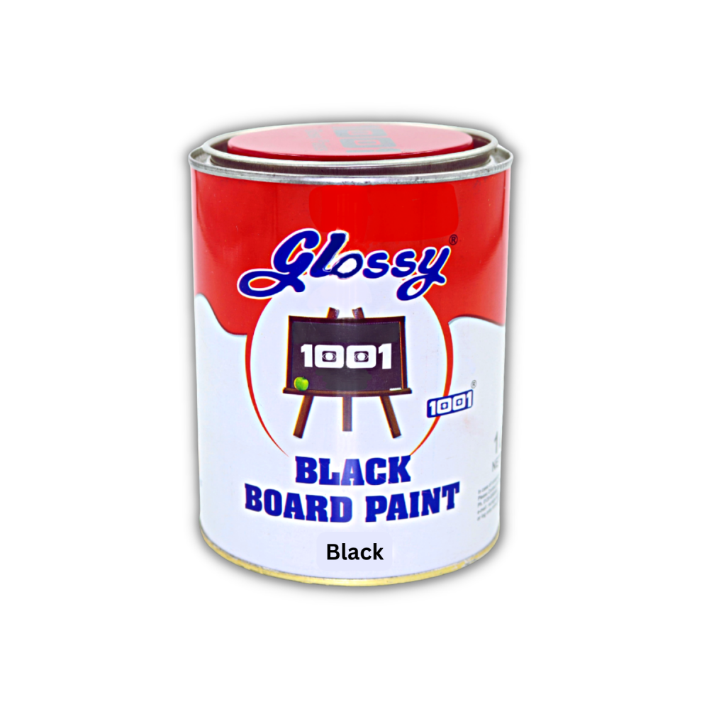 Glossy 1001 Chalk Board/Black Board Paint|Matt Finish|For School-Collage ClassRoom,Kids Room 