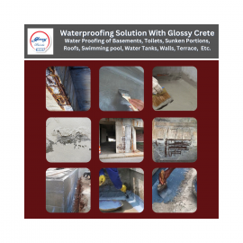 Glossy Create Multipurpose SBR LATEX For Seepage & Cement Composite For Water proofing| (1X1LTR)