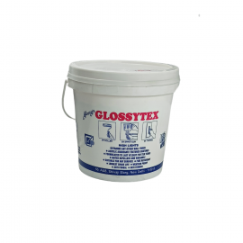 1001 Glossytex Acrylic Texture Paint | Advanced, Decorative & Protective | For Multi-surfaces | Super Fine White | For Textured Finish 5KG