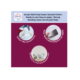 1001 Acrylic Wall Putty Paste | Ready to use | Easy to use | Strong Bonding | Crack Filler  (5 kg)