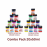 Elite Artists Acrylic Colour Sets| Non Metallic 10X50ml + Metallic 10X50ml|Combo Pack,  (Set of 20, Multicolor)